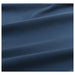 Texture and fabric pattern of the IKEA ULLVIDE dark blue fitted sheet in close-up.  90342725