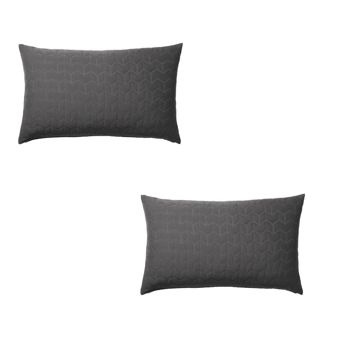 A picture of an IKEA Cushion cover, grey, 40x65 cm (16x26 ") 00454963