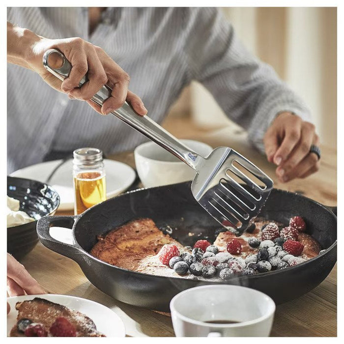 A sleek and modern stainless steel spatula, adding style to your kitchen.