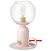 ikea ÅSKMULLER Table lamp, dimmable light pink/red, 24 cm (9 ")30576232