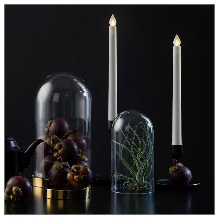 Flameless LED candle with a realistic flickering effect