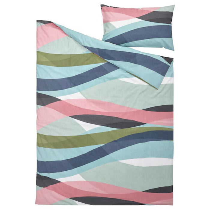 IKEA SVALSTJÄRTAR Duvet cover and pillowcase, multicolour, 150x200/50x80 cm (59x79/20x31 ")