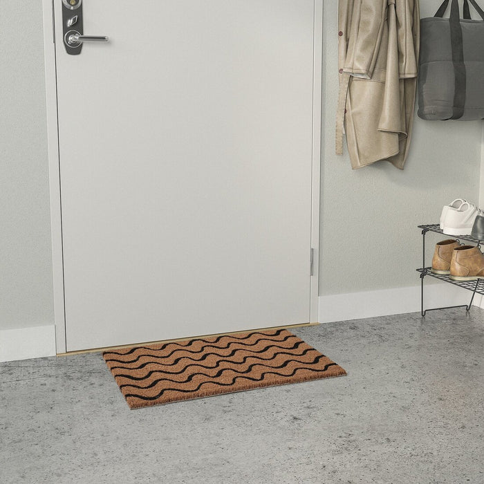 40x60 cm Natural/Black door mat for entryway, designed by IKEA  70517943