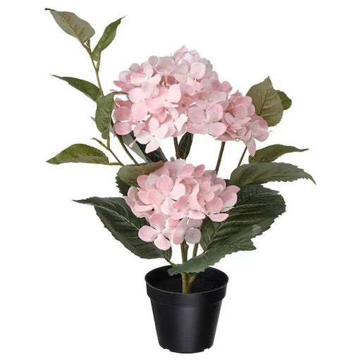 IKEA Artificial Potted Plant: Hydrangea Light Pink - Indoor/Outdoor Decor 80535729