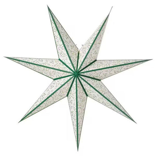 "IKEA Stråla Lamp Shade in Leaf and Gold Color Pattern"40503725