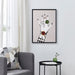 An IKEA frame displaying a colorful jewellery-themed poster 20536623