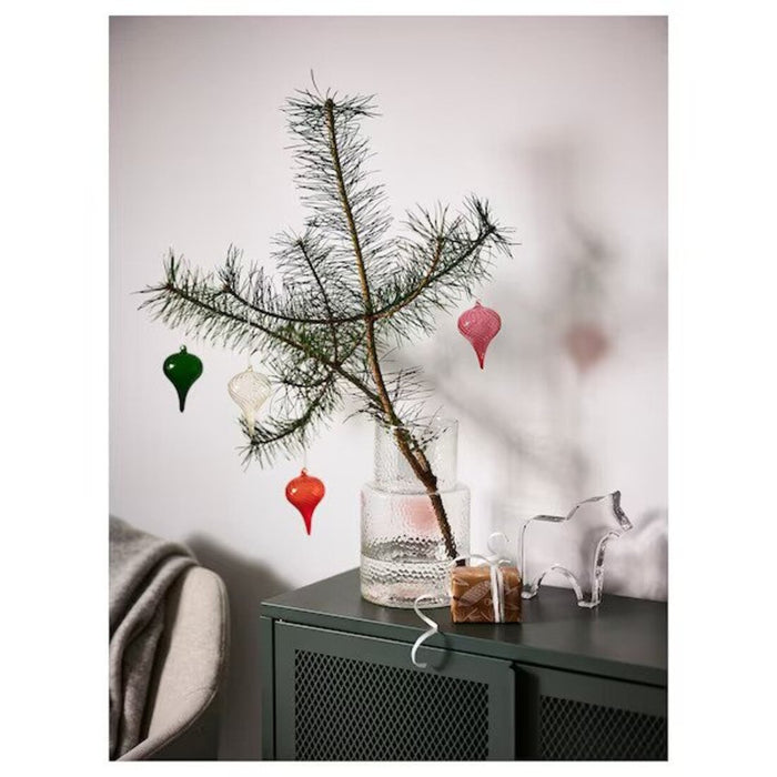 Begin your festive season with IKEA VINTERFINT: Glass bauble, 6 cm (2 ¼ inches)- 00560789