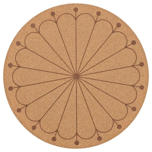 Cork  place mat with a diameter of 35 cm  80550814
