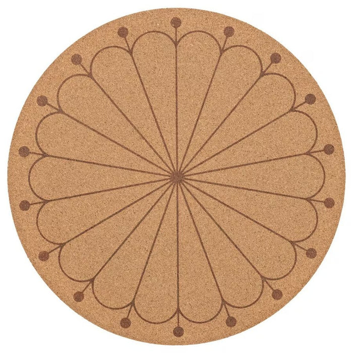 Cork place mat with a diameter of 35 cm 80550814
