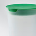 Salad Shaker in Use: "Preparing a salad using the salad shaker with a strainer for effortless and mess-free dressing