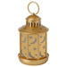 Battery-operated brass-colored LED lantern from IKEA  60543122