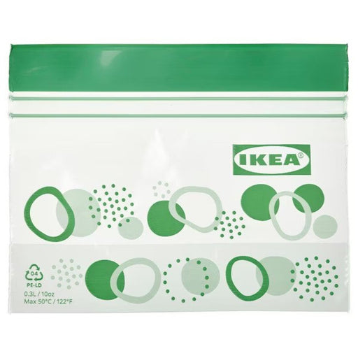 IKEA's resealable bag with a patterned for visual appeal 00553675