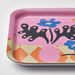 An attractive patterned/multicolour tray for organizing and decorating your home.