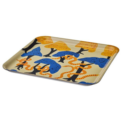 An attractive patterned/multicolour tray for organizing and decorating your home