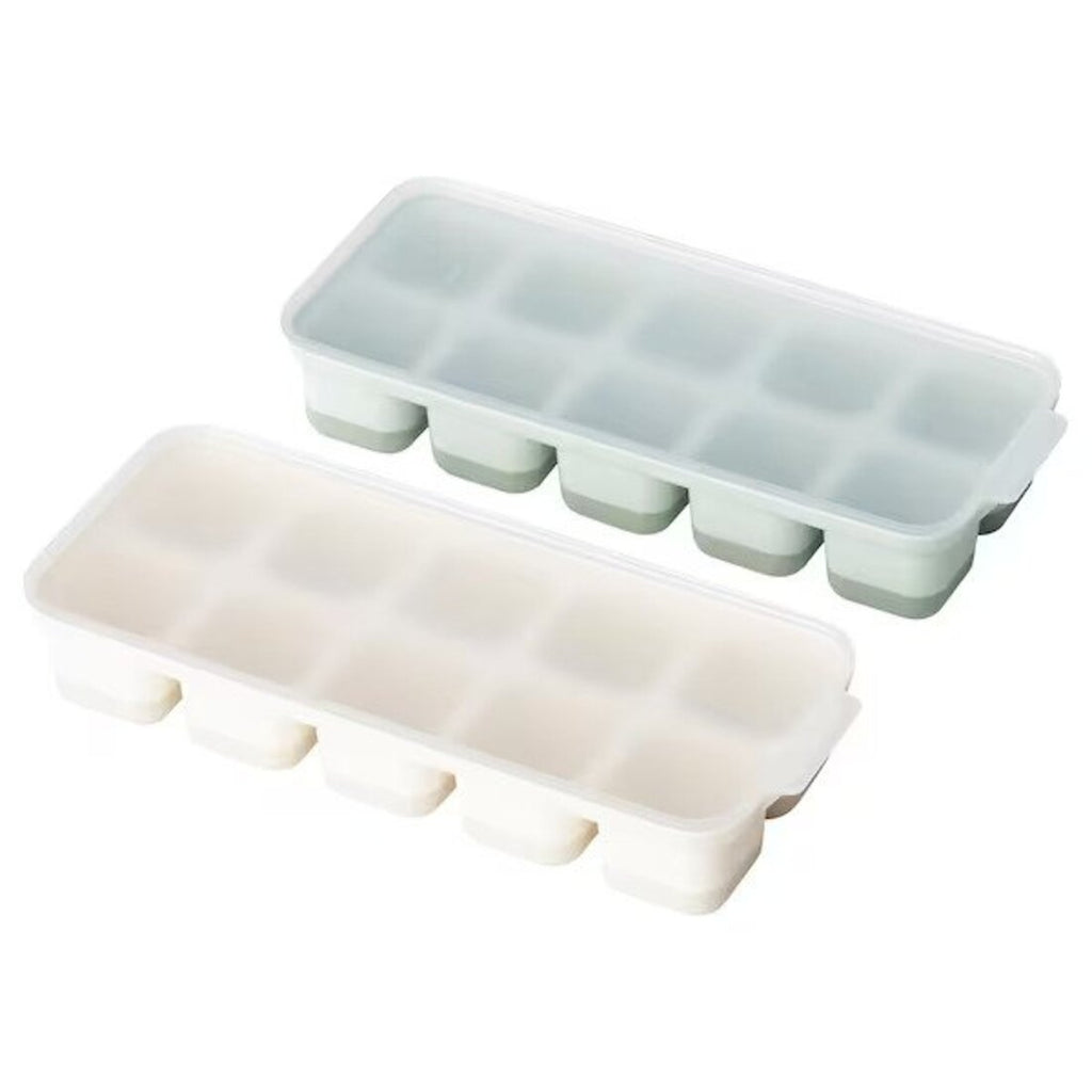 HAVSTOBIS Food container with lid, set of 5, clear/multicolor - IKEA