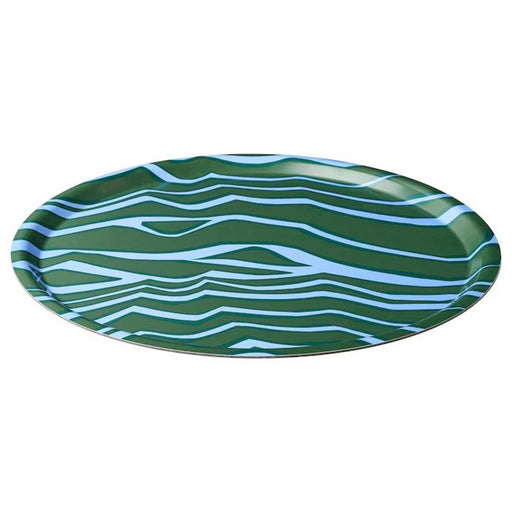 Tray in shades of blue and green from IKEA - Stylish and functional for various uses-00542682