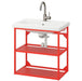 Explore IKEA's red base frame – a perfect fit for your washbasin at 60x40x60 cm.