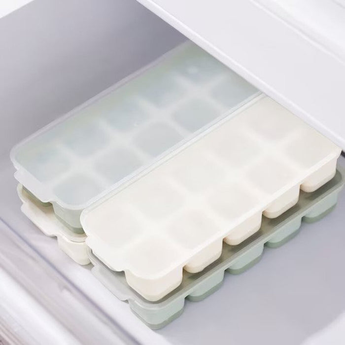 Keep your drinks cool and organized - Multicolor Ice Cube Tray with Lid, Set of 2 from IKEA     40363739
