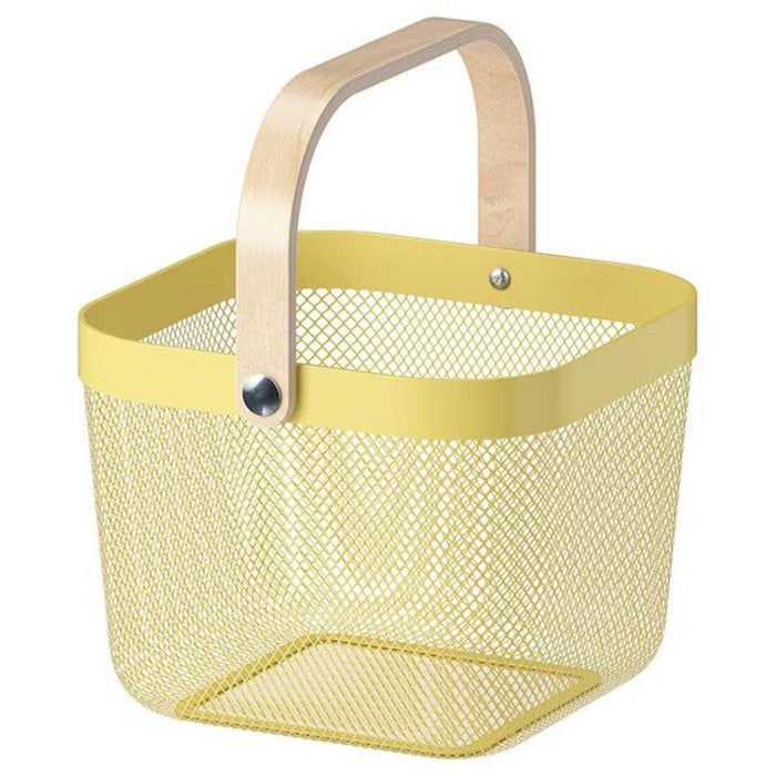 IKEA basket with handles, for easy carrying and transport 