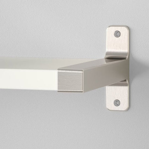 IKEA wall bracket in nickel, measuring 20x12 cm (7 ¾x4 ¾ inches)-70430539          