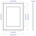 Measurements of IKEA Frame, 30x40 cm  40314305