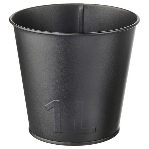 IKEA ÅKERBÄR Plant Pot in Anthracite - 12 cm (4 ¾ ") - Perfect for Indoor and Outdoor Plants