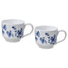"IKEA ENTUSIASM Jumbo Cup - Patterned White Blue Design - 50 cl Capacity  00539745