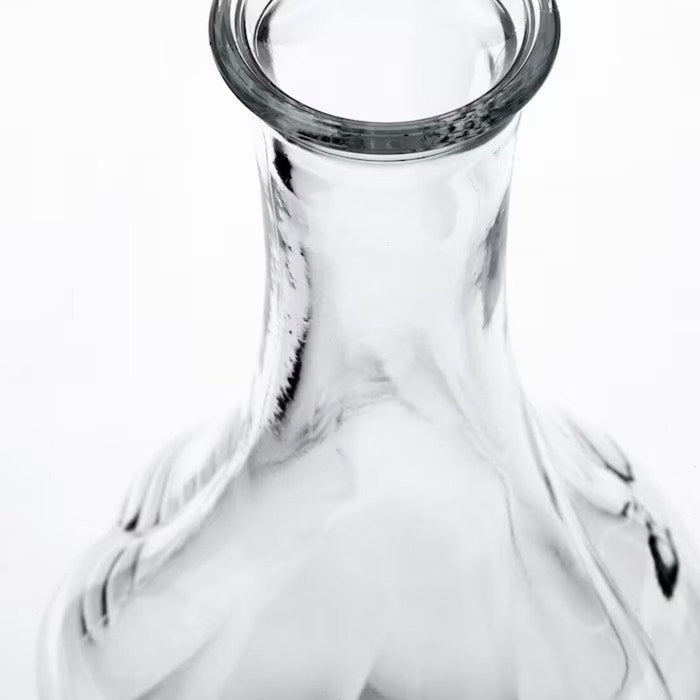 IKEA VILJESTARK Vase, clear glass, 17 cm (6 ¾ ")