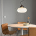 DEJSA Pendant Lamp - Chrome-Plated Finish with Opal White Glass Shade  60455587