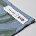 BASTUA Bench Towel Collection - Blue/Green Hues - 45x60 cm (18x24 inches)