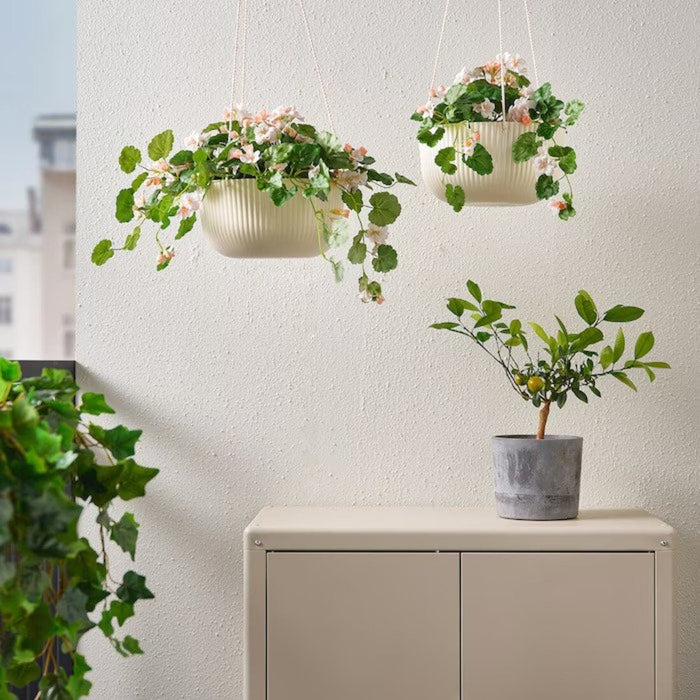 IKEA Hanging Artificial Potted Plant - Lifelike and maintenance-free greenery for your space.80535611