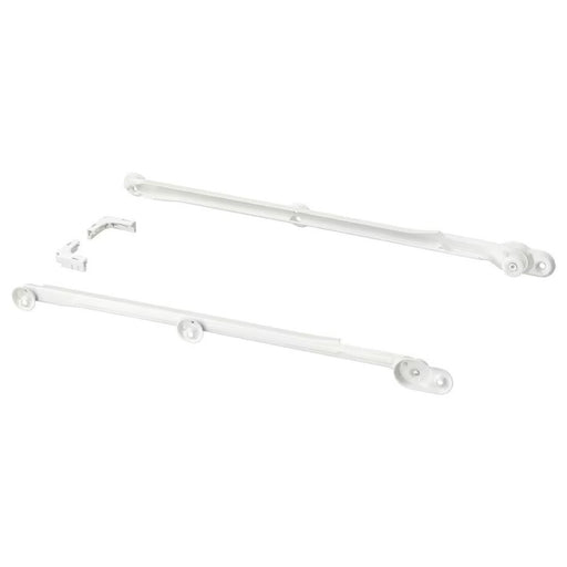 IKEA Pull-out Rail for Baskets in white with adjustable baskets and smooth gliding mechanisms.