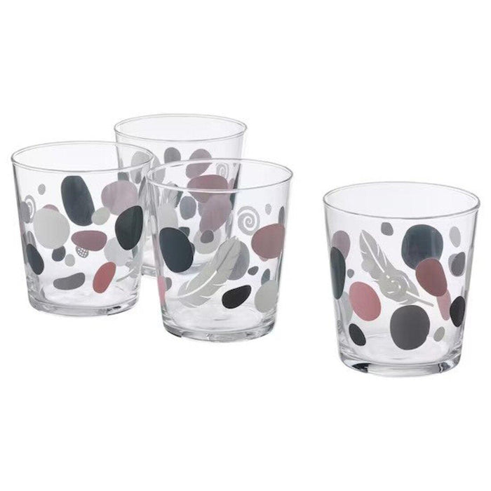 Glass with multicoloured patterned stones- 30549291