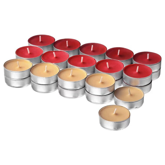 IKEA VINTERFINT Scented tealight, Gingerbread cookies/red, 3.5 hr (30 pieces)