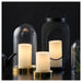 "IKEA's white LED block candles, set of 3. Perfect for safe, flameless indoor use.40520452     
