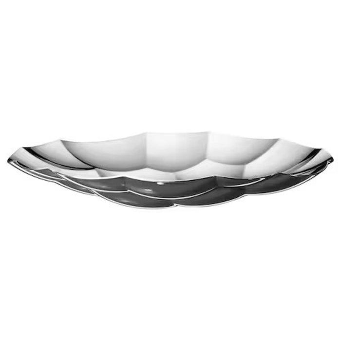 The IKEA Stainless Steel Bowl placed on a modern kitchen countertop, fitting seamlessly into the kitchen's aesthetic with its sleek and timeless design. 10456669