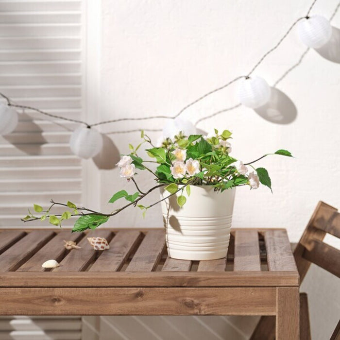 Digital Shoppy IKEA Artificial potted plant, in/outdoor Geranium/hanging pink12 cm low maintenance lifelike realistic artificial indoor outdoor