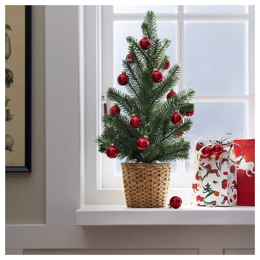 Sustainable Christmas Decorating - IKEA VINTERFINT Artificial Potted Plant - 12 cm Green