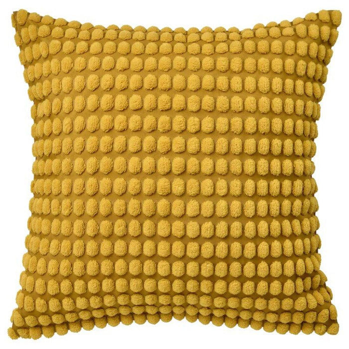Ikea FIALISA Cushion pad, White, 50x50 cm with Cushion Cover, Yellow, 50x50 cm