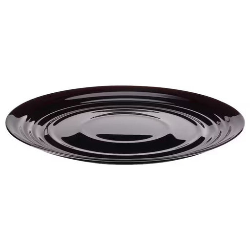 Black ceramic dinner plate, simple and elegant design