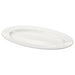 White ceramic IKEA VARDAGEN Serving Plate with a simple and elegant design. 90304554