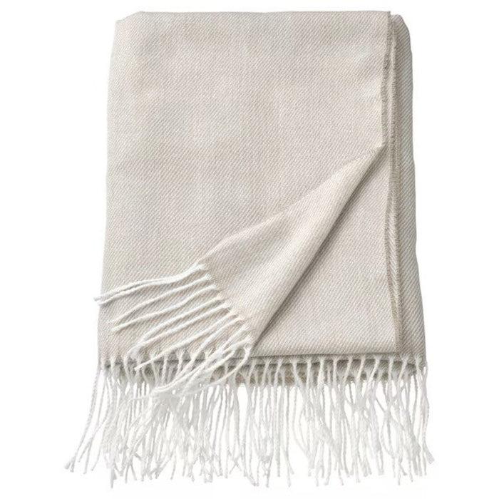 IKEA Throw in Grey-Beige - Cozy and stylish home decor accessory.-30542100