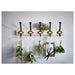 Maximize space with the versatile IKEA rack featuring 5 hooks for storage   20362260