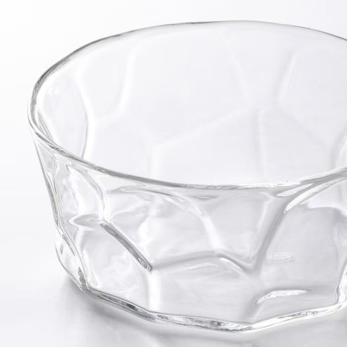 an closeup image of the bowl's durability: "High-quality glass construction ensures long-lasting performance  90542630