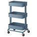 IKEA  RÅSKOG Trolley, grey-blue, 35x45x77 cm (13 3/4x17 3/4x30 3/8 ")  40586787