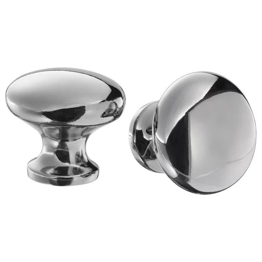 IKEA ENERYDA Knob, chrome-plated, 27 mm (1 1/16 ") - Pack of 2 70347535   