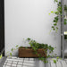 "Functionality and Beauty: Ikea Flower Box and Outdoor Acacia Planter.