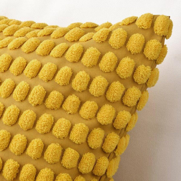 Ikea FIALISA Cushion pad, White, 50x50 cm with Cushion Cover, Yellow, 50x50 cm
