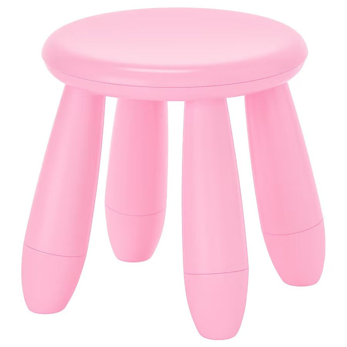IKEA MAMMUT Children's stool, in/outdoor/pink 90581985