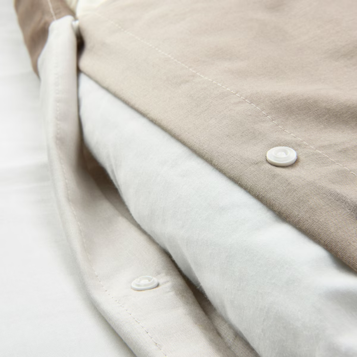 Brown IKEA Duvet Cover and Pillowcase - Enhance your bedroom decor with this stylish, earthy set  30490709